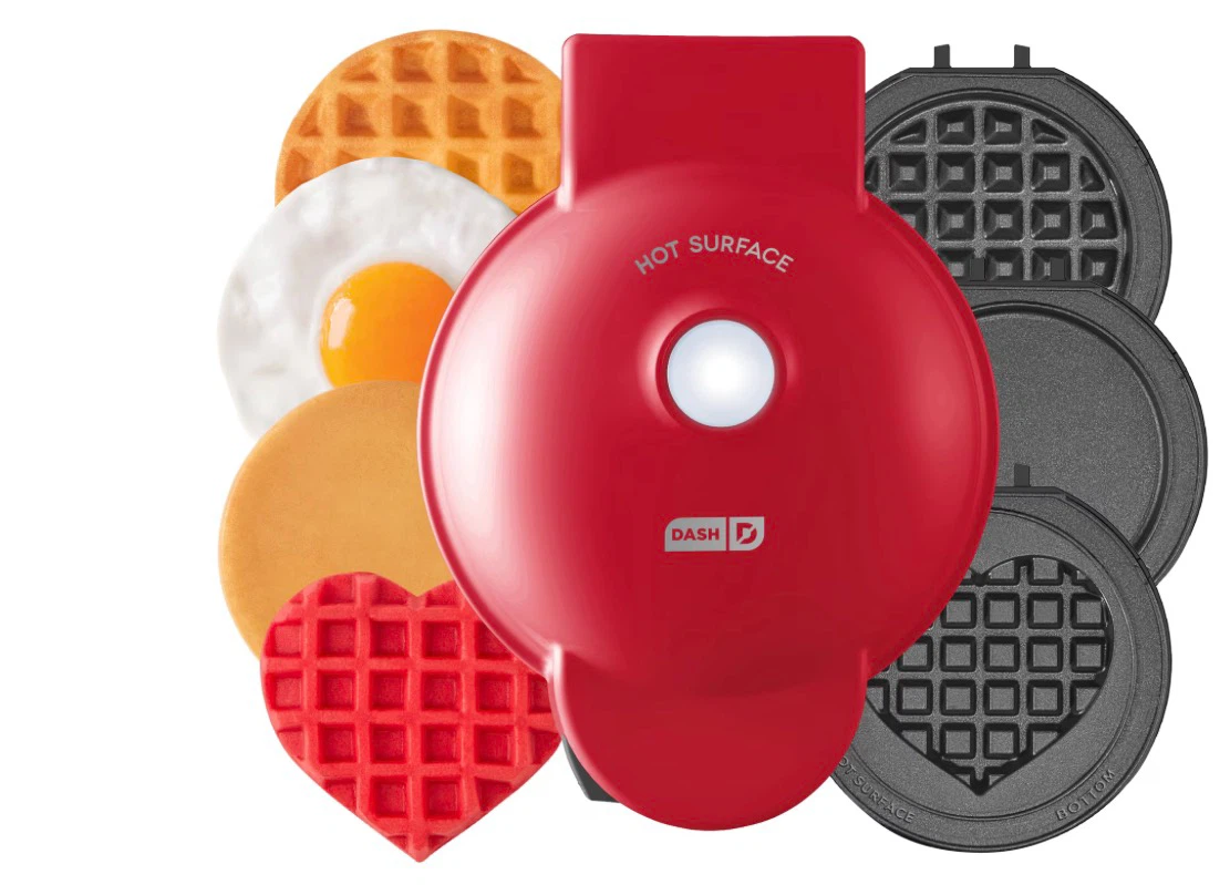 Dash Mini Waffle Maker - Red