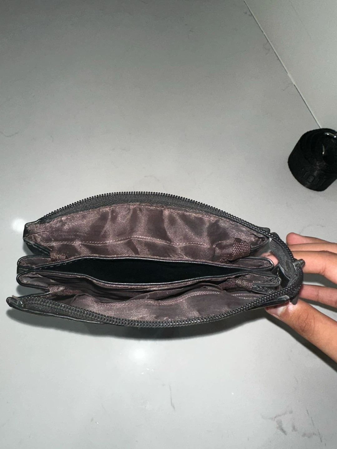 Giorgio Armani Black Logo Print Crossbody Bag - photo 4