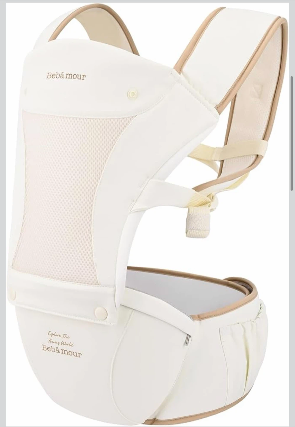 Bebamour 6-in-1 Baby Carrier with Waist Stool