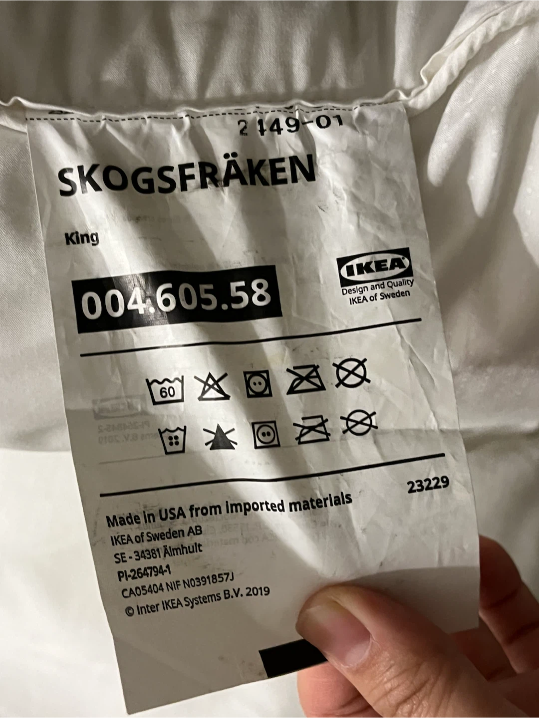 IKEA Queen Size Bedding & Pillow - photo 3