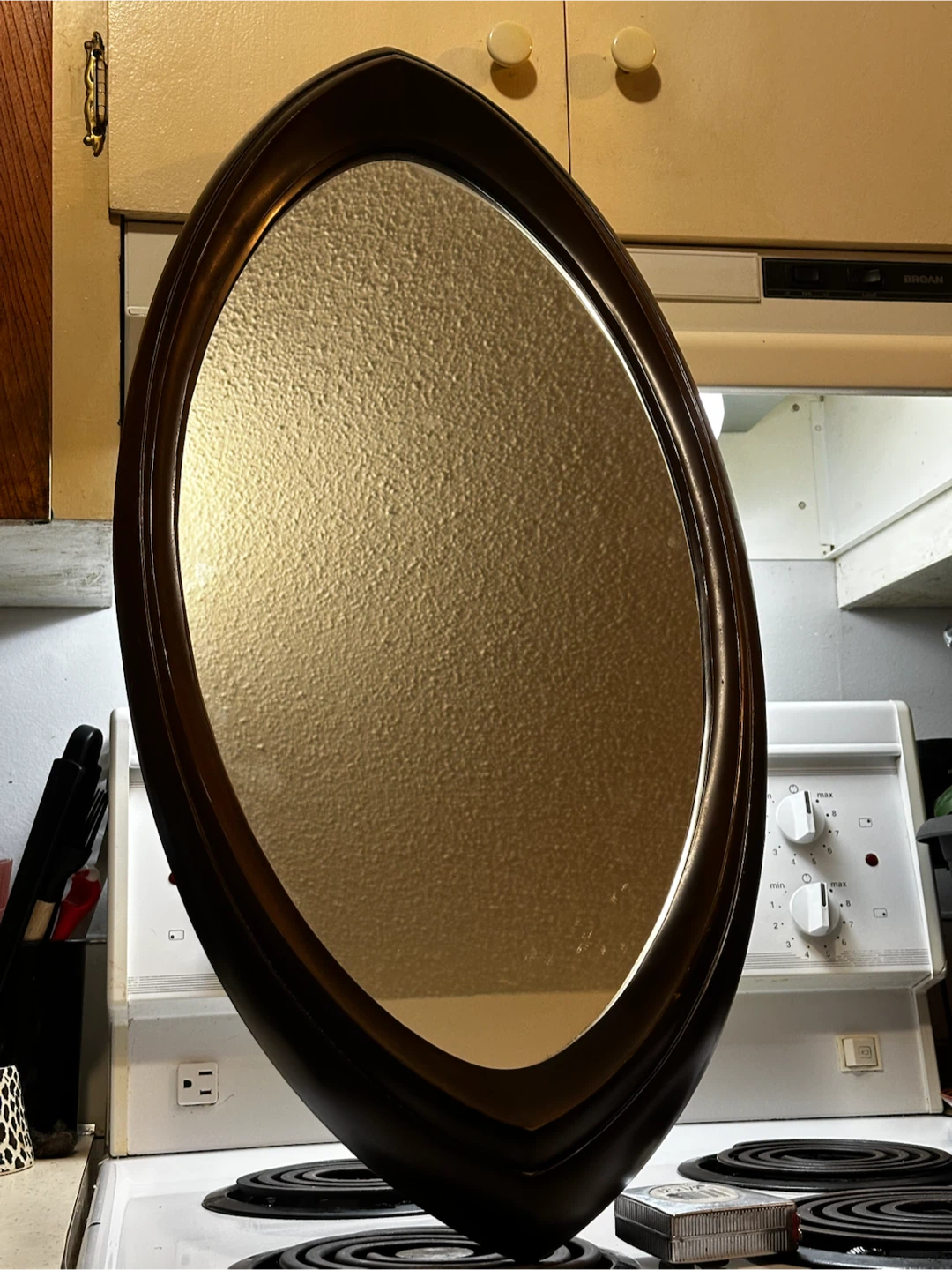 Syroco Mid Century Cats Eye Mirror 2801