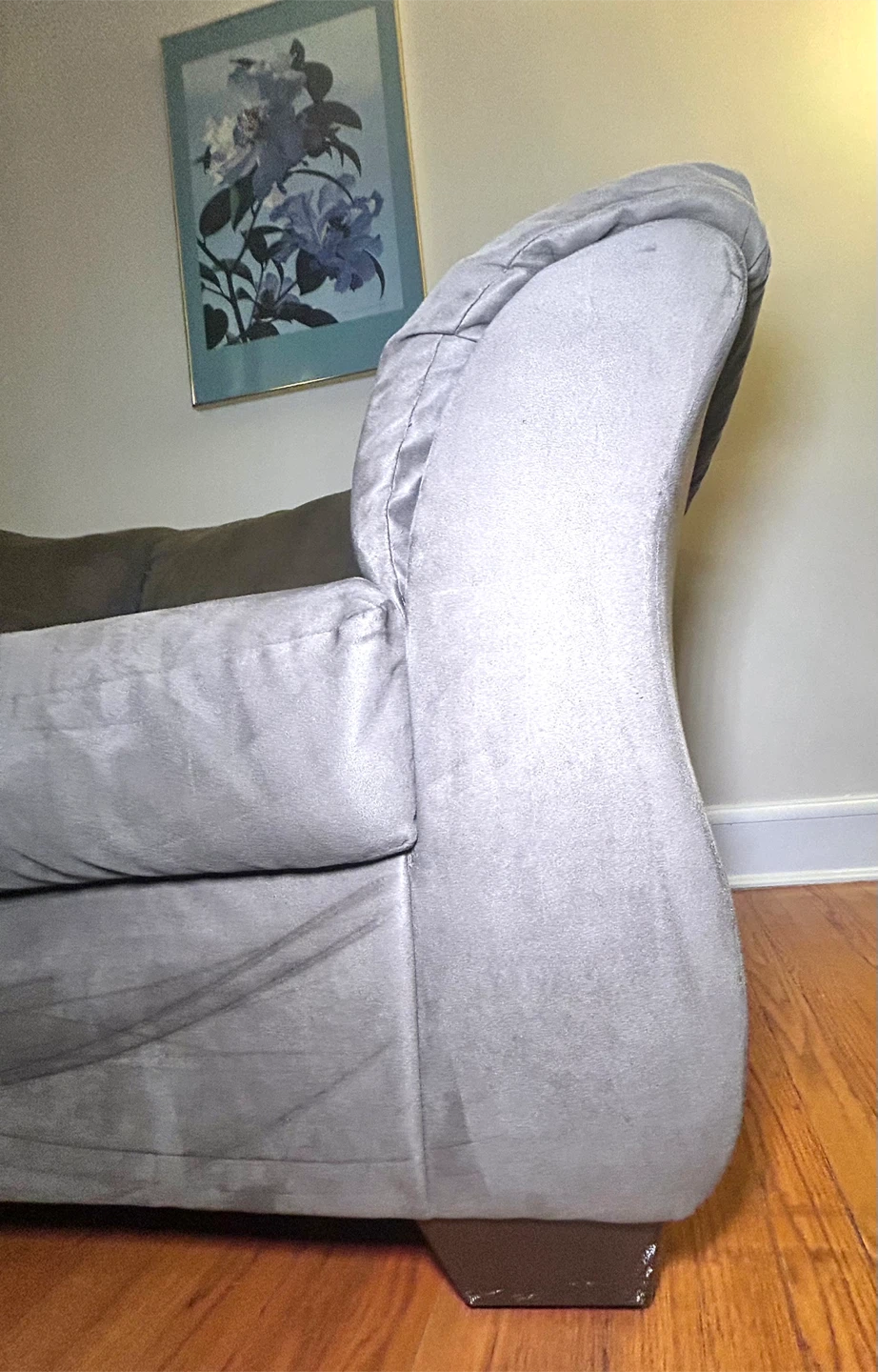 *Discounted* Taupe Darcy Loveseat - Comfy, Durable Couch - photo 5