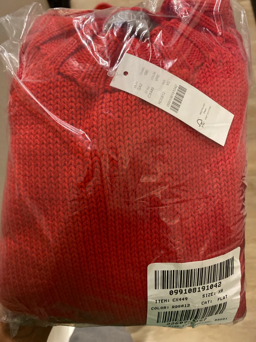 J.Crew Red Sweater XS