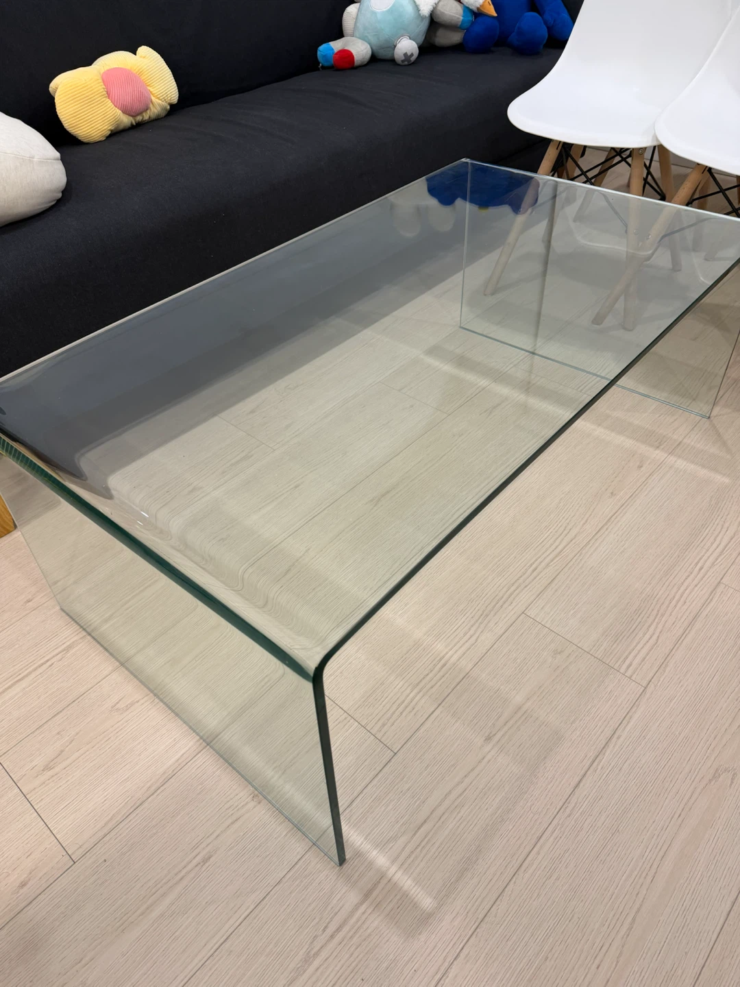 Clear Glass Coffee Table - photo 2