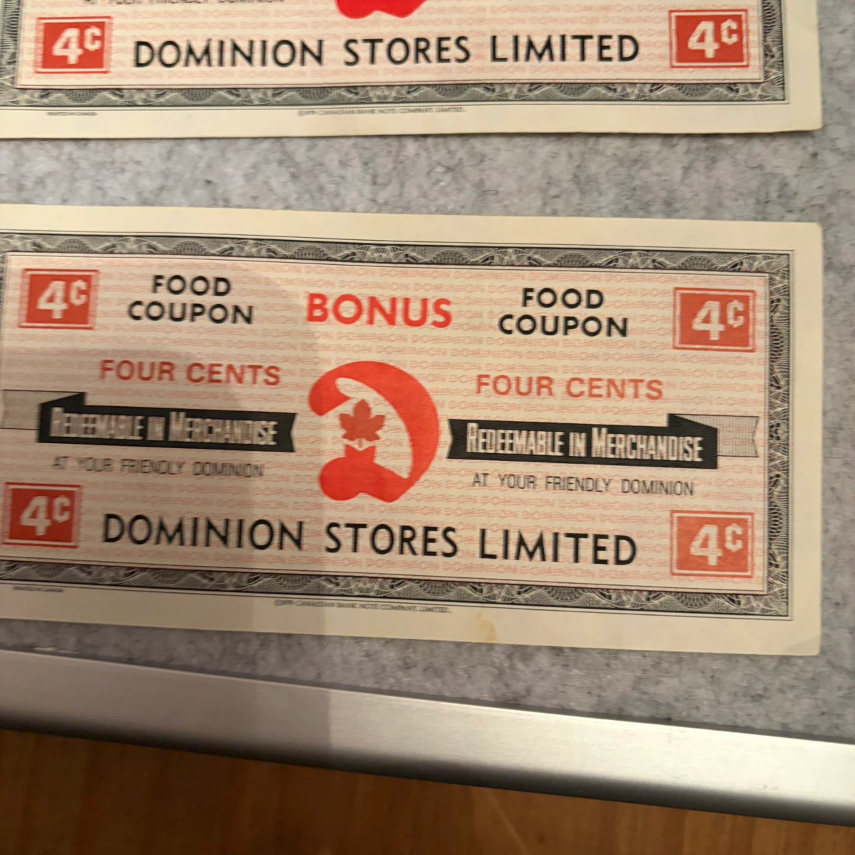 Vintage Dominion Stores Food Bonus Coupons - photo 5