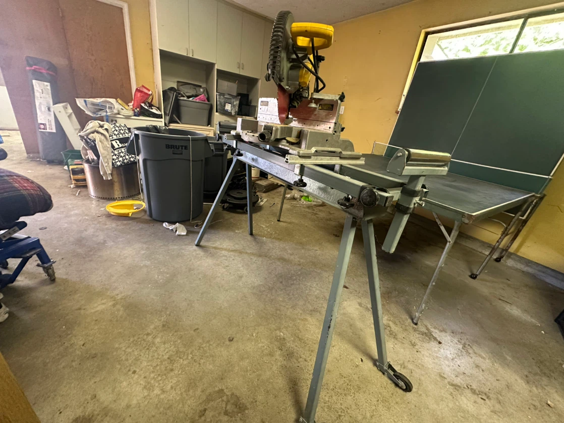 DeWalt Miter Saw with Rolling Stand