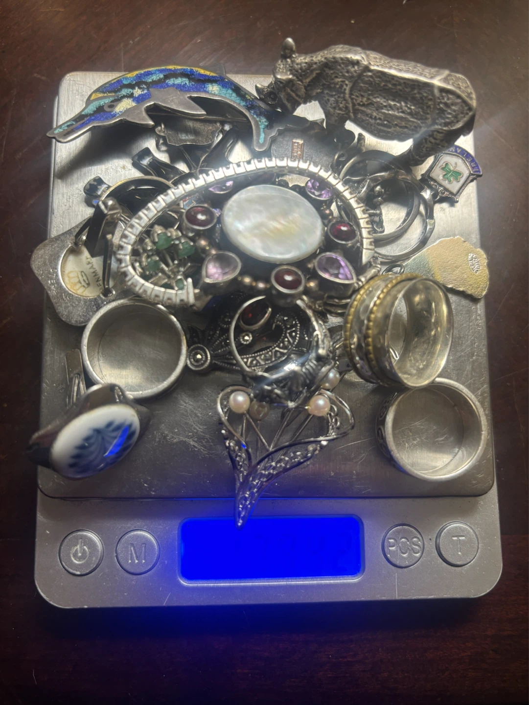 Huge Vintage Sterling Silver Jewelry Estate Lot