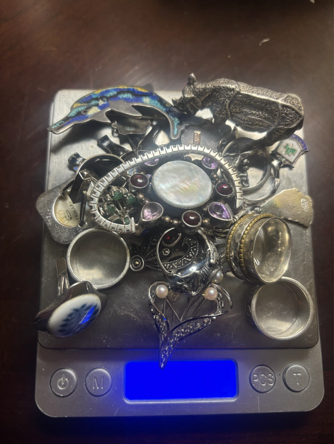 Huge Vintage Sterling Silver Jewelry Estate Lot - photo 2