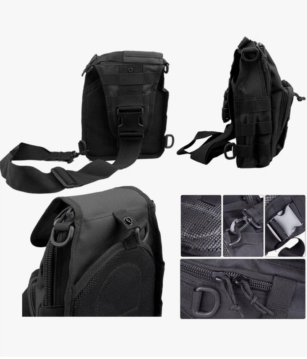2 Black Sling / Crossbody Bags – $20 for Both - photo 4