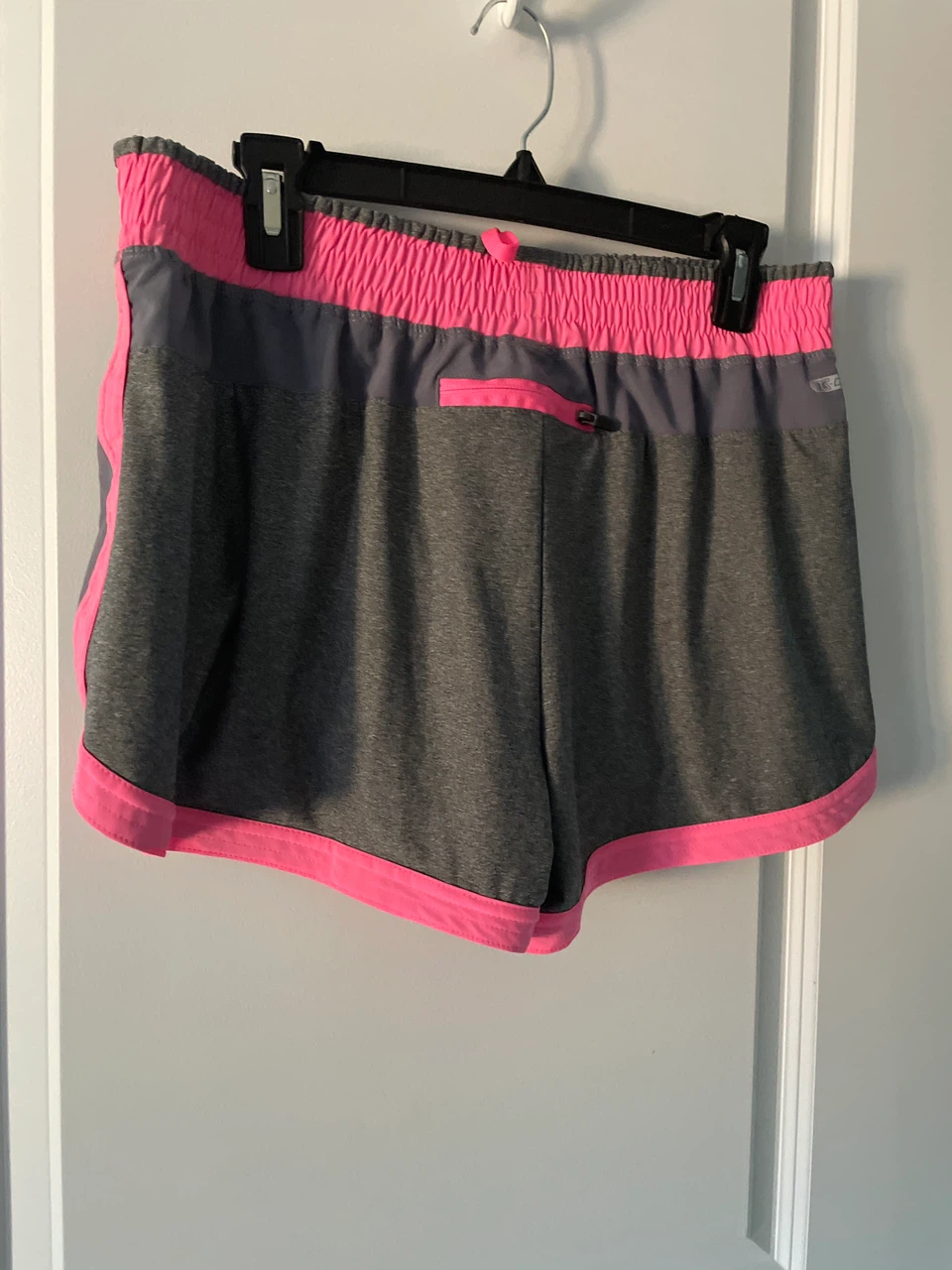 RBX Running Shorts - Grey/Pink - Size L - photo 2