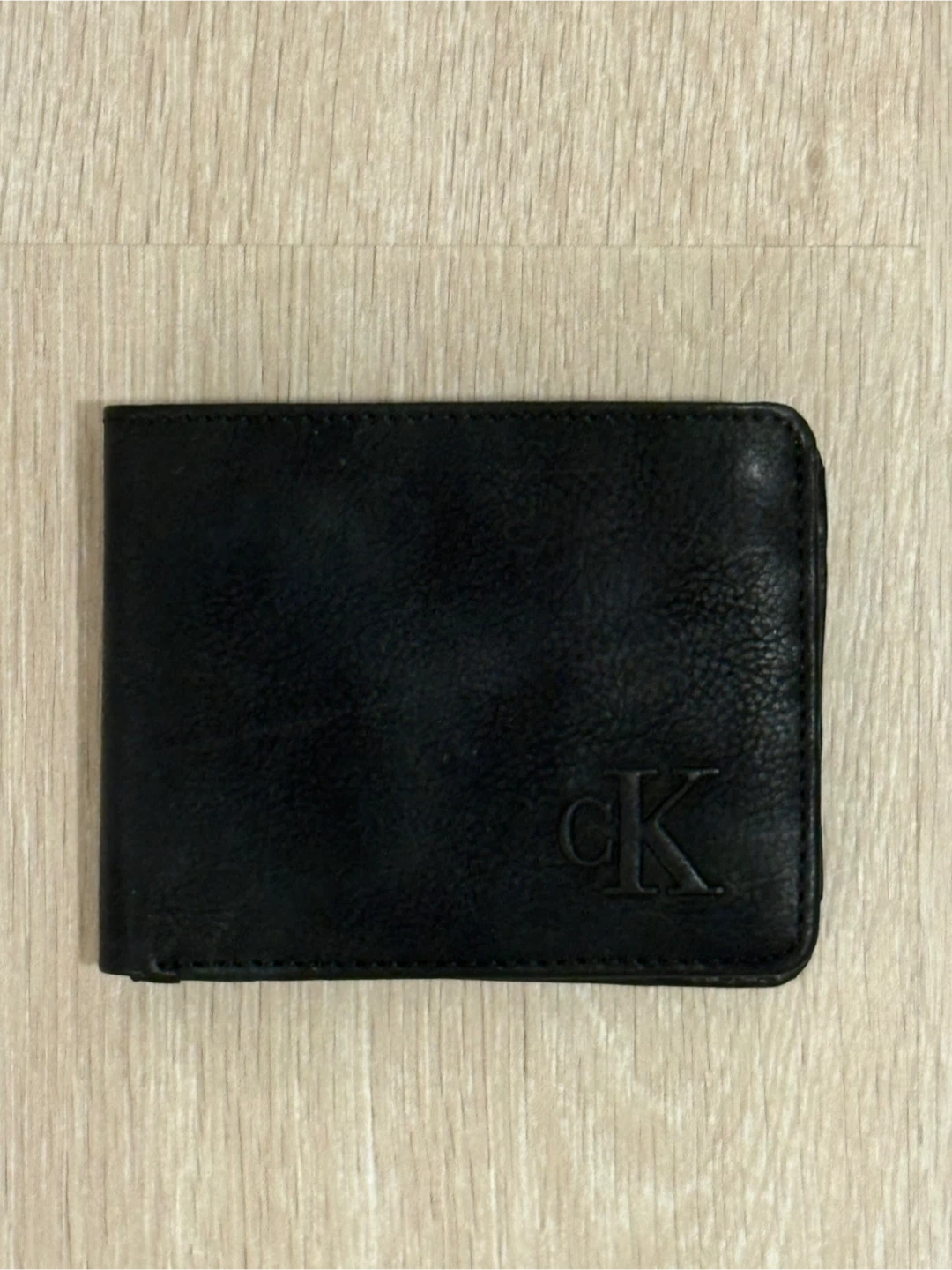 Calvin Klein black leather wallet
