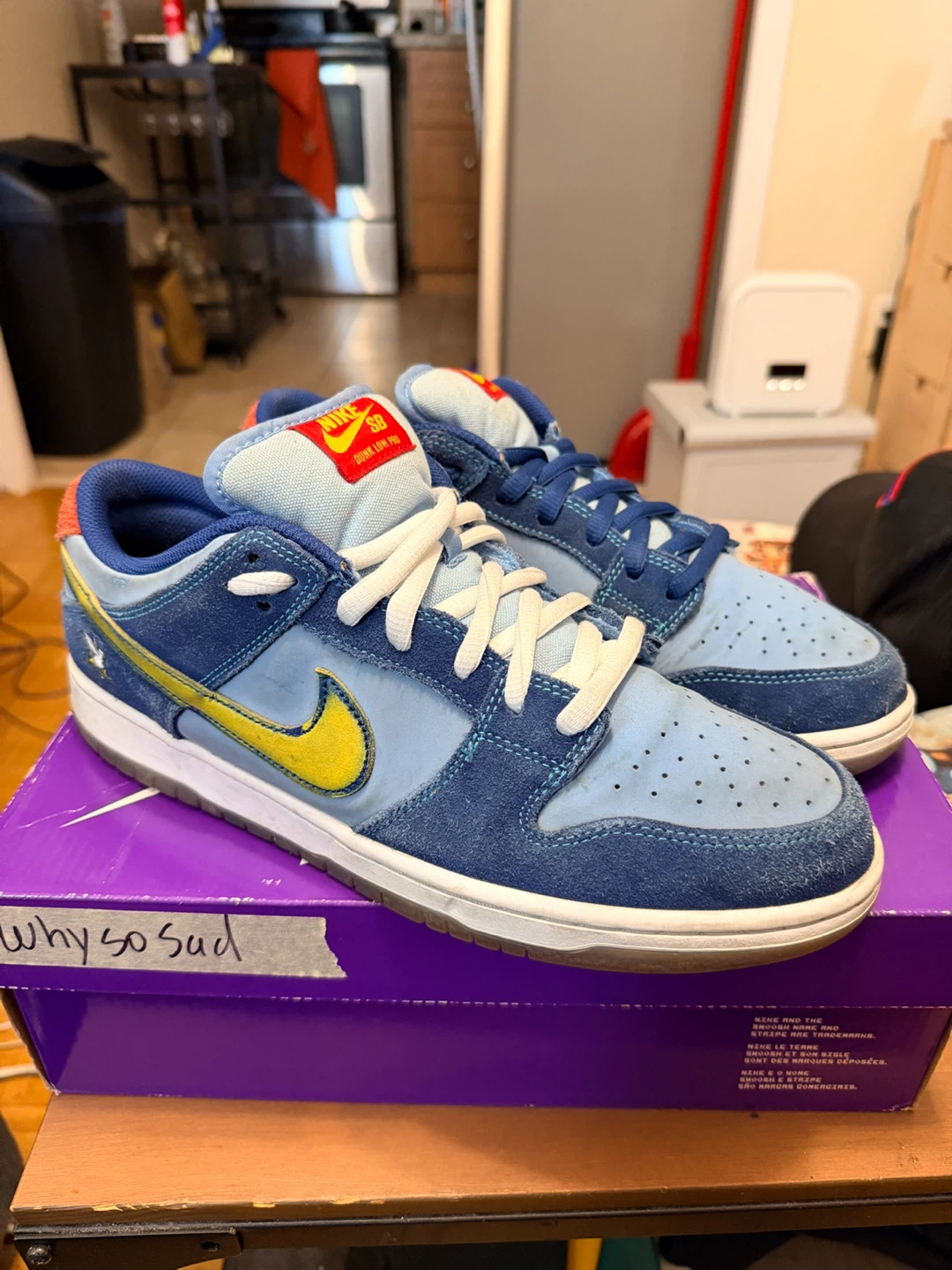 Nike SB Dunk Low Why So Sad - Size 11 - photo 2
