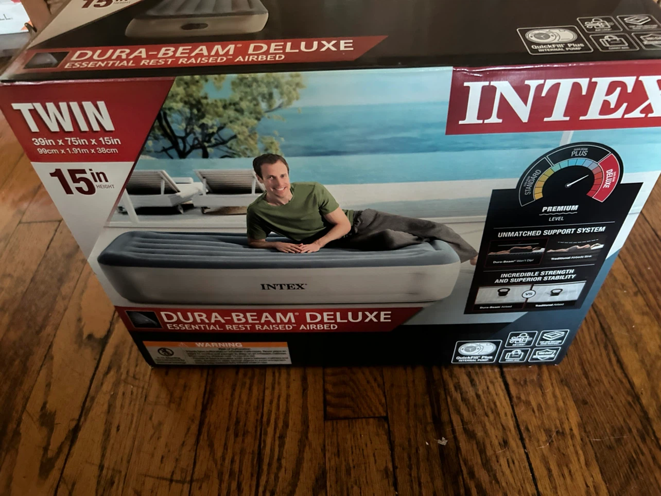 15 inch deluxe air mattress