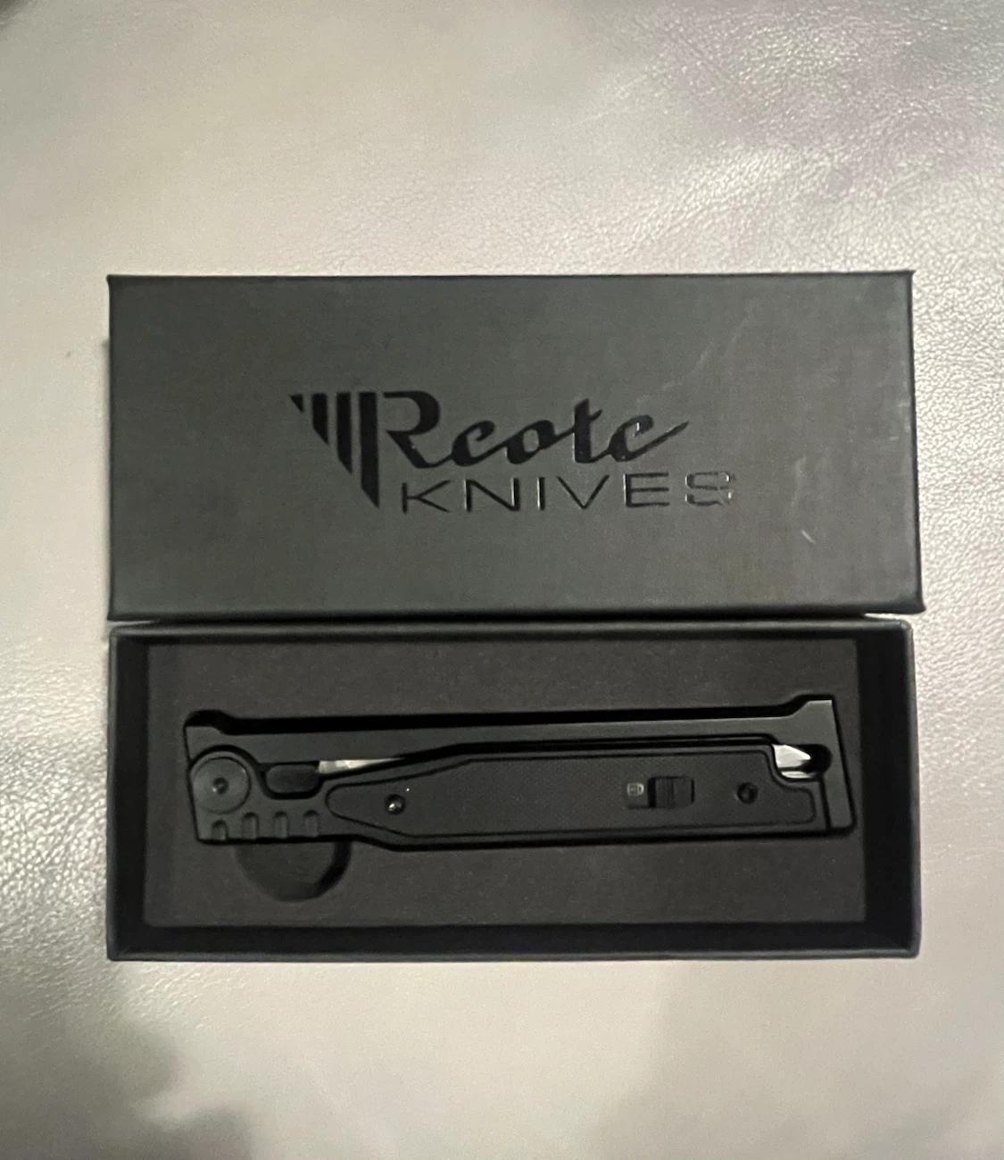 Reate Black Gravity Knife