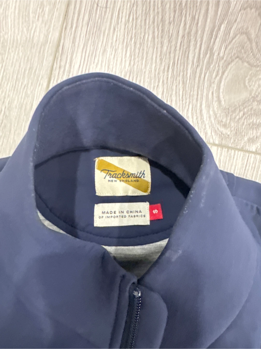 Tracksmith Navy Full-Zip Jacket - photo 2