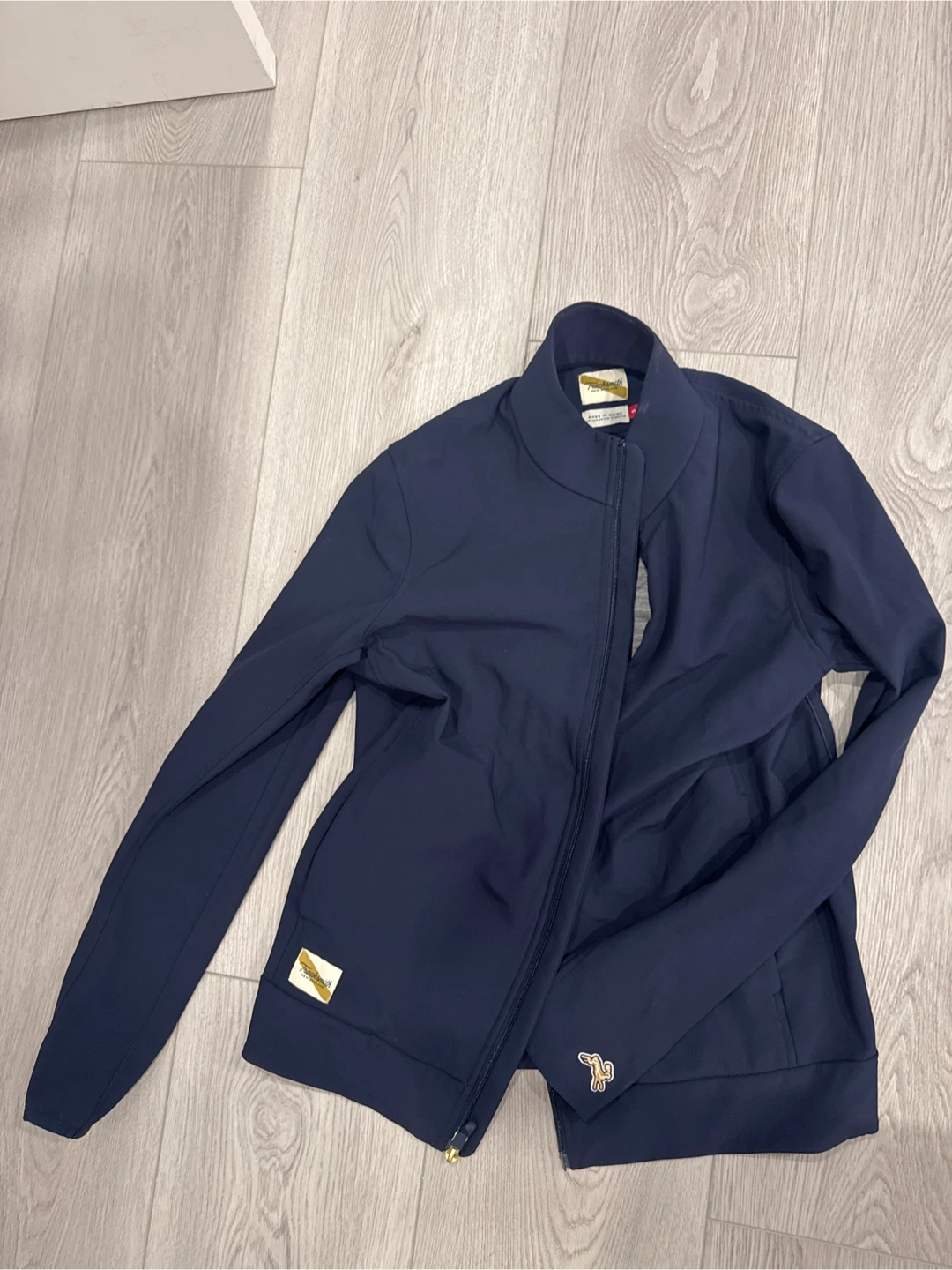 Tracksmith Navy Full-Zip Jacket