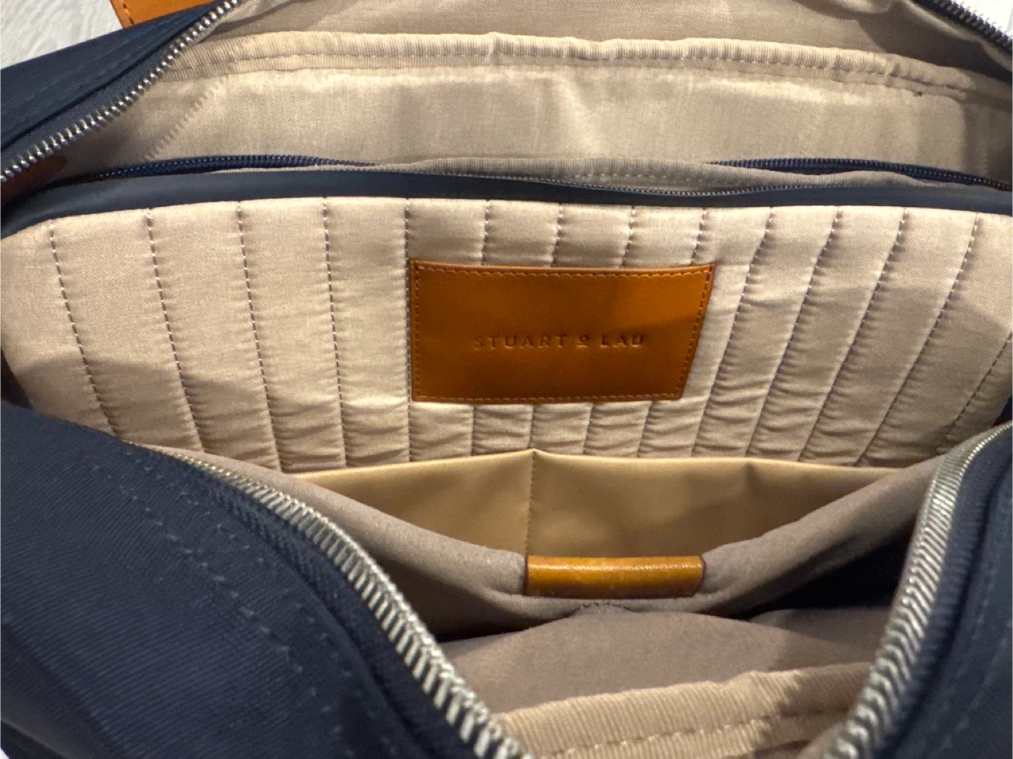Stuart & Lau Navy Briefcase - photo 3