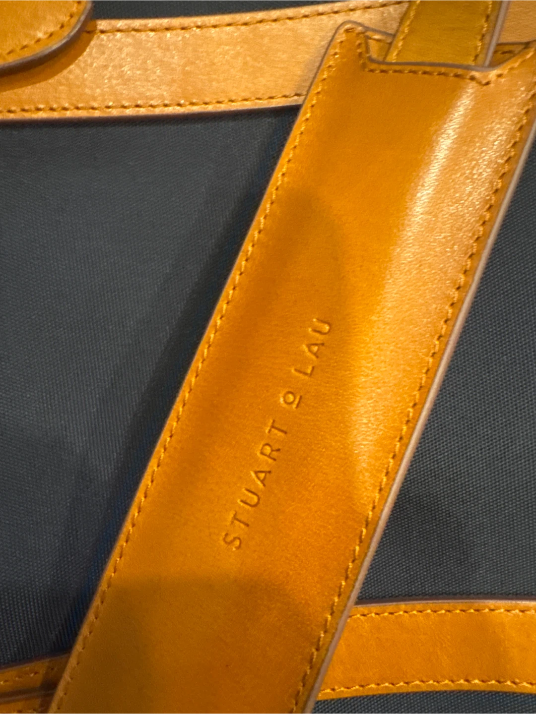 Stuart & Lau Navy Briefcase - photo 2