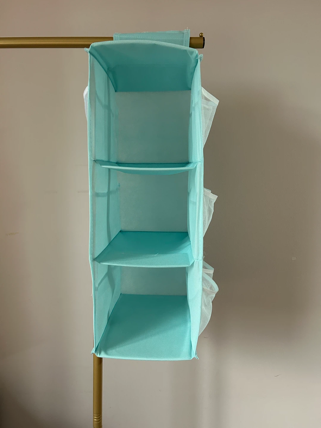 Hanging Closet Organizer with Side Pockets