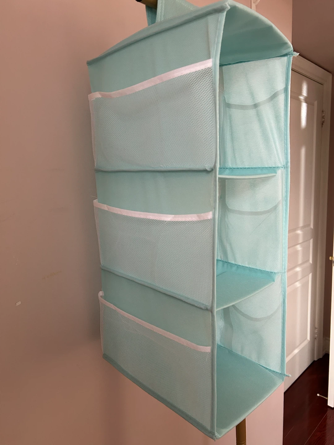 Hanging Closet Organizer with Side Pockets - photo 3