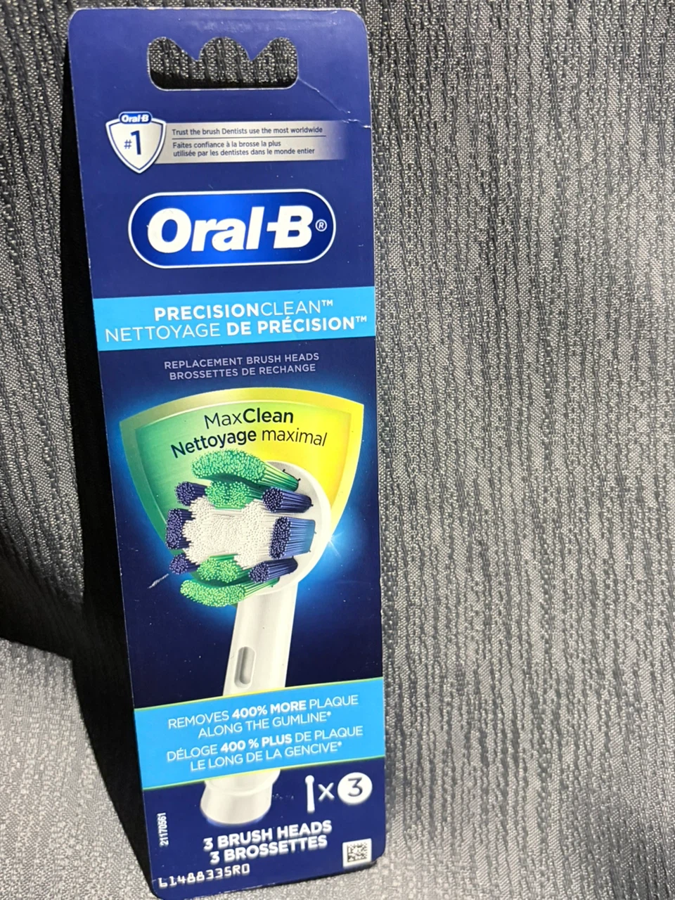 Oral-B PrecisionClean Replacement Brush Heads (3 Count)