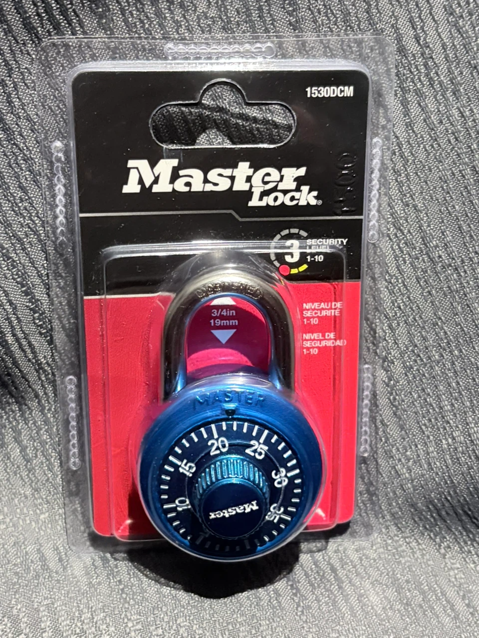 Master Lock Blue Combination Lock 1530DCM