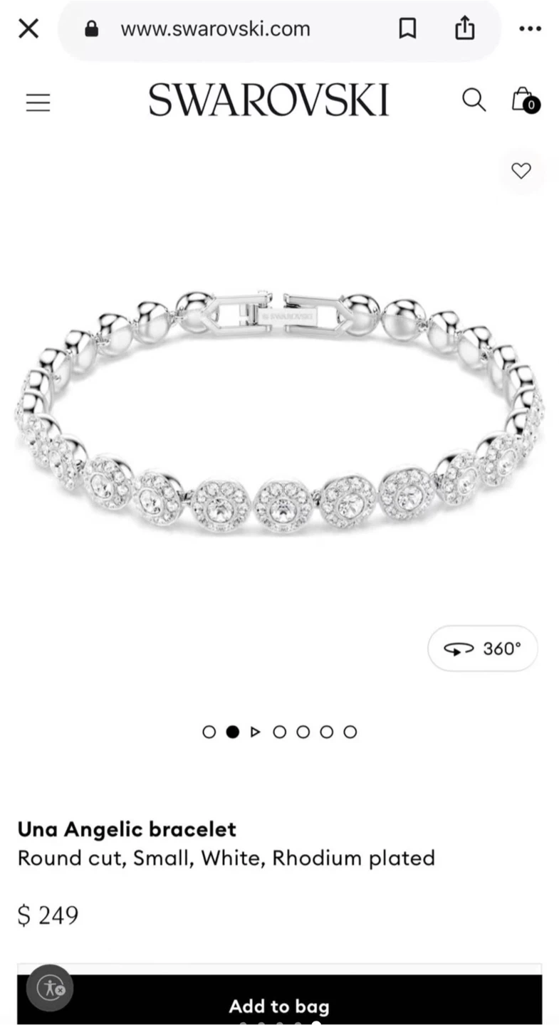 BNIB Swarovski Una Angelic Bracelet - photo 2