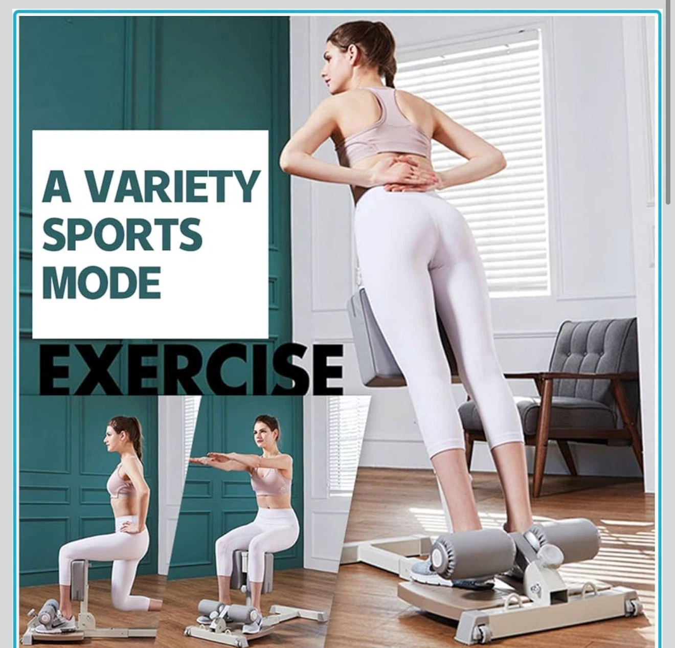 Leikefitness Multi-Function Sissy Squat Bench E12 - photo 3