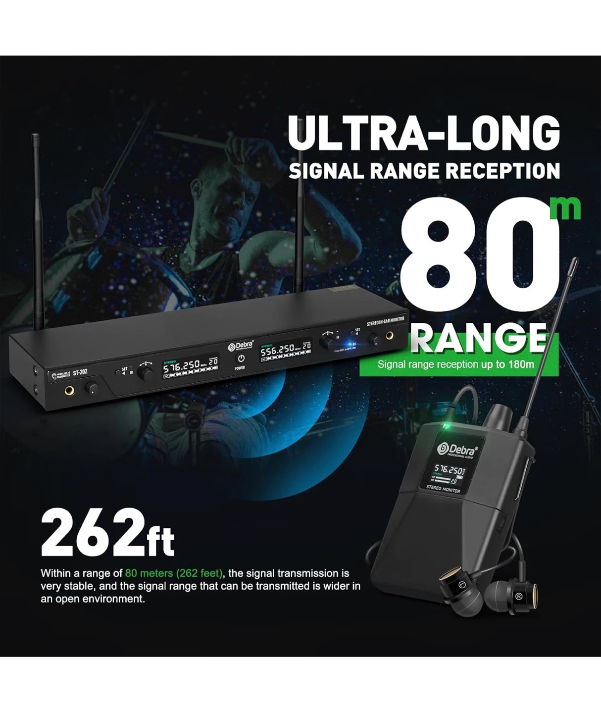 Debra Audio ST-202 Wireless In-Ear Monitor System - photo 5