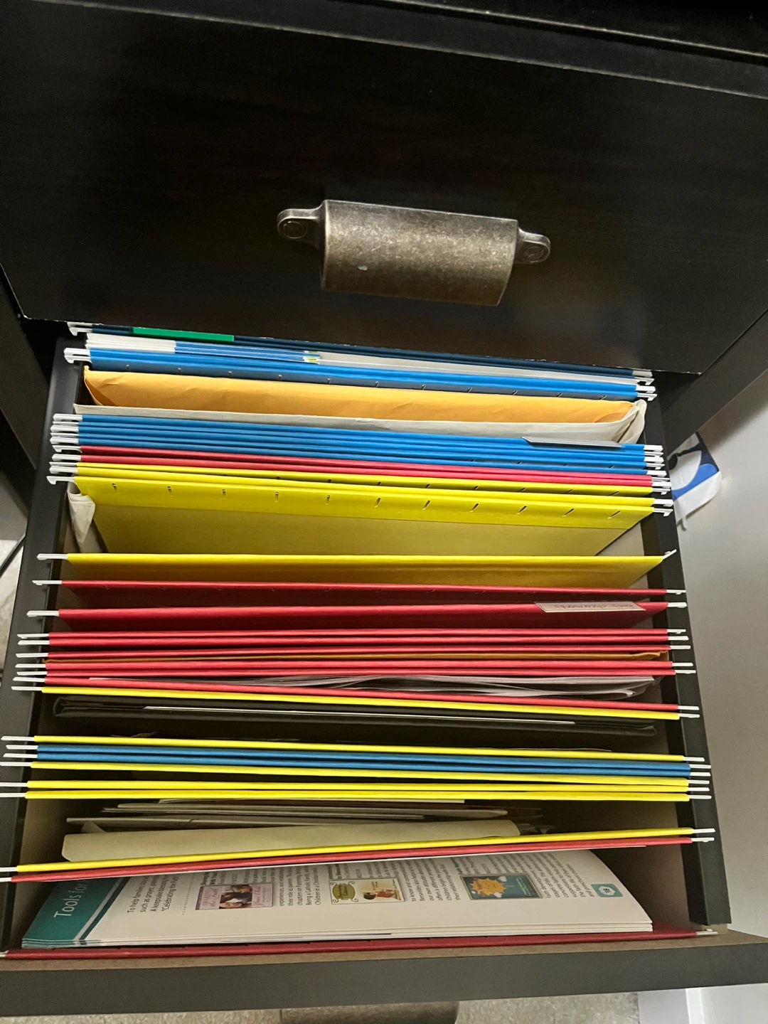 Office Desk with Filing Drawers and printer - photo 3