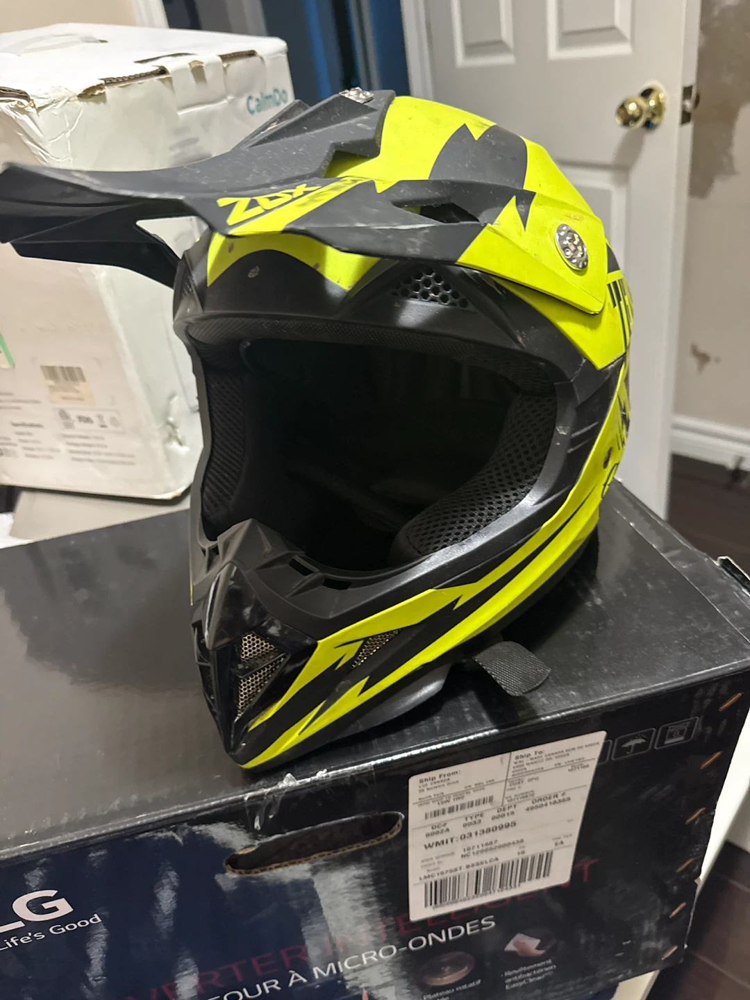 Used Dirt Bike Helmets (3 Available) - photo 2