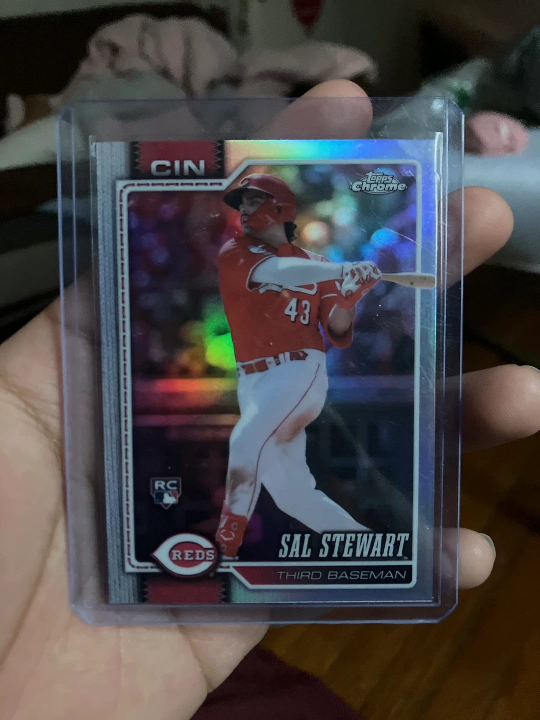 Sal stewart Topps chrome refractor