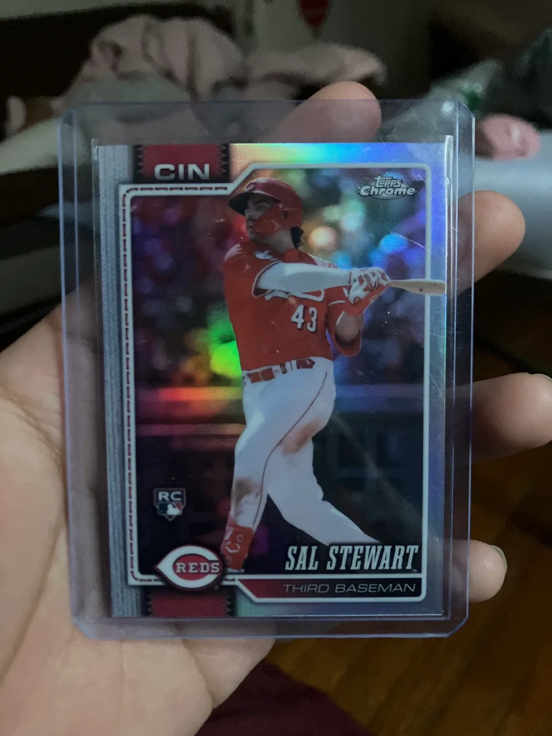Sal stewart Topps chrome refractor