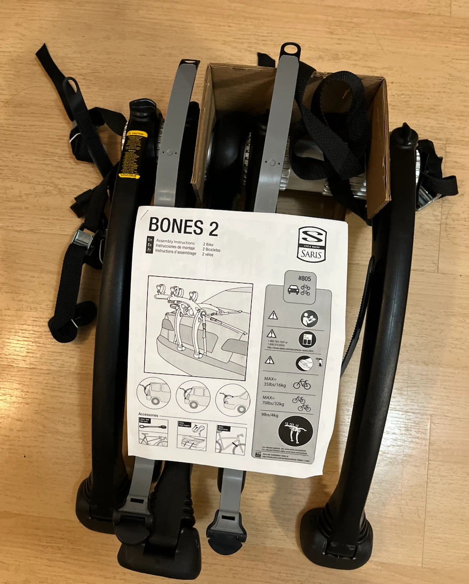 Saris Bones 2 Bike Trunk Mount Rack - photo 3