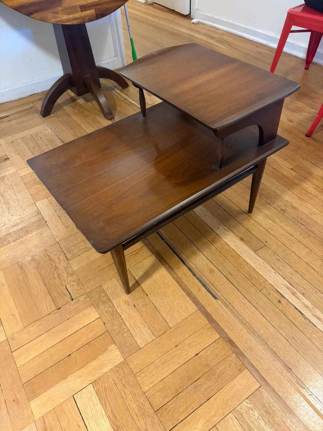 Mid Century Wooden End Table