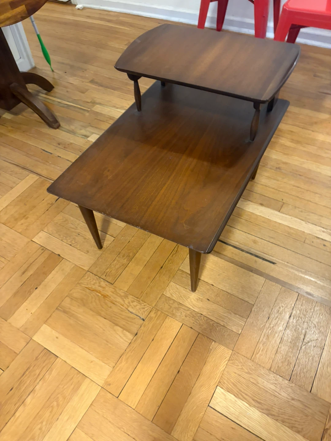 Mid Century Wooden End Table - photo 2