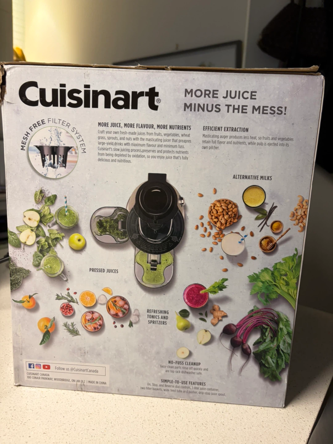 Cuisinart Juice Fusion Easyclean Slow Juicer - photo 2