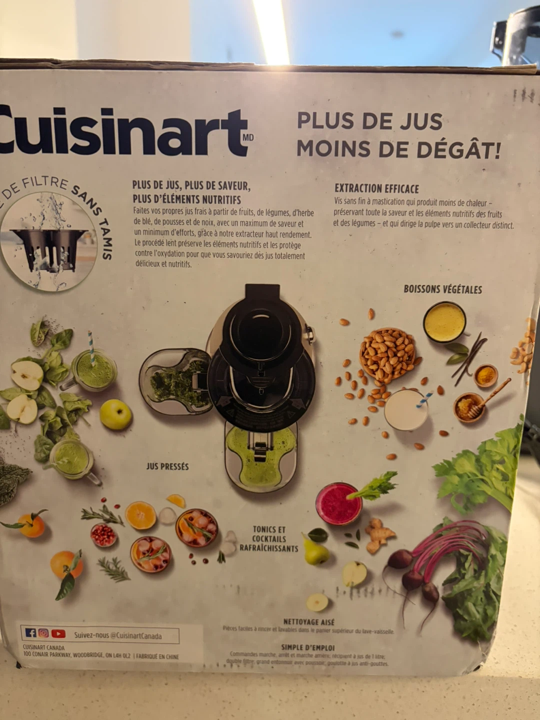 Cuisinart Juice Fusion Easyclean Slow Juicer - photo 3