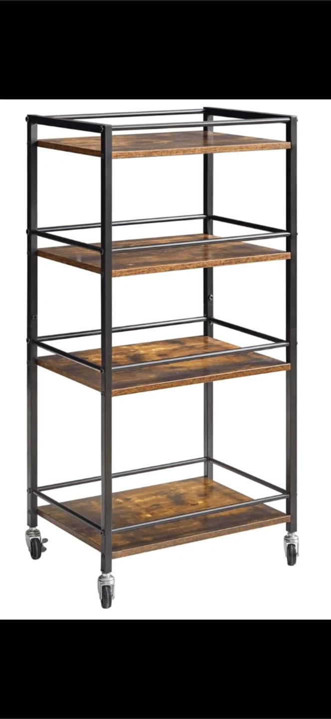 4-Tier Rolling Storage Cart
