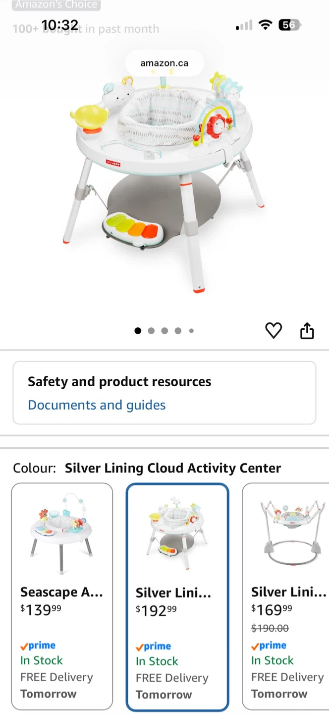 Skip Hop Silver Lining Cloud Activity Center - photo 2