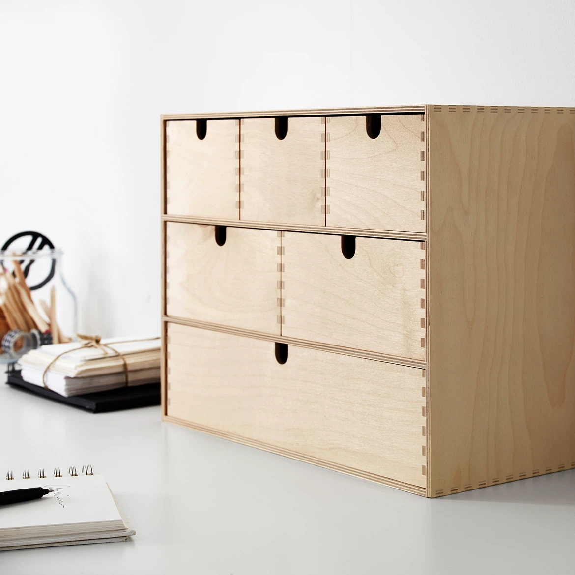 IKEA Wooden Drawer Organizer