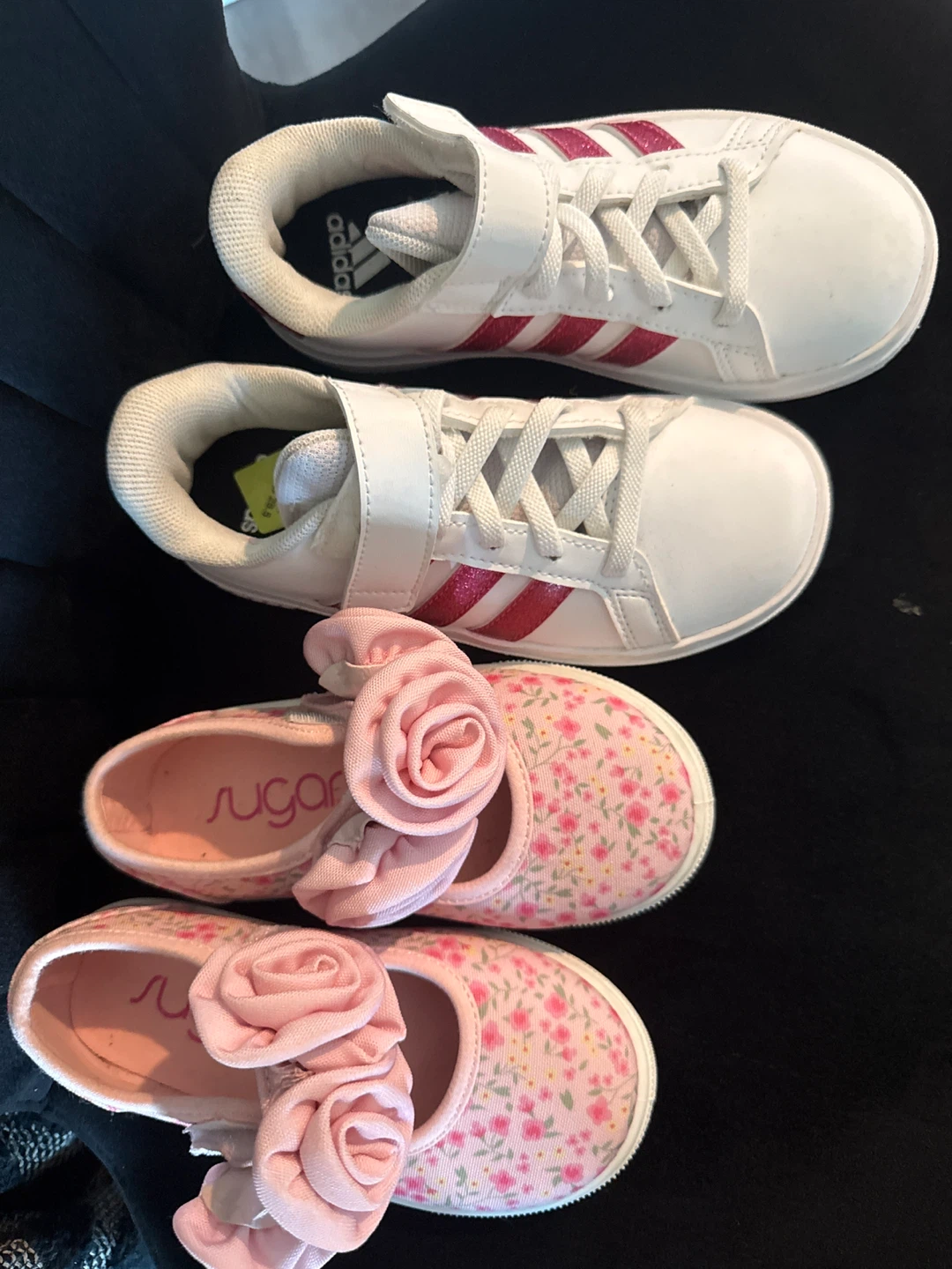 Two Pairs of Kids Shoes Size 9-10