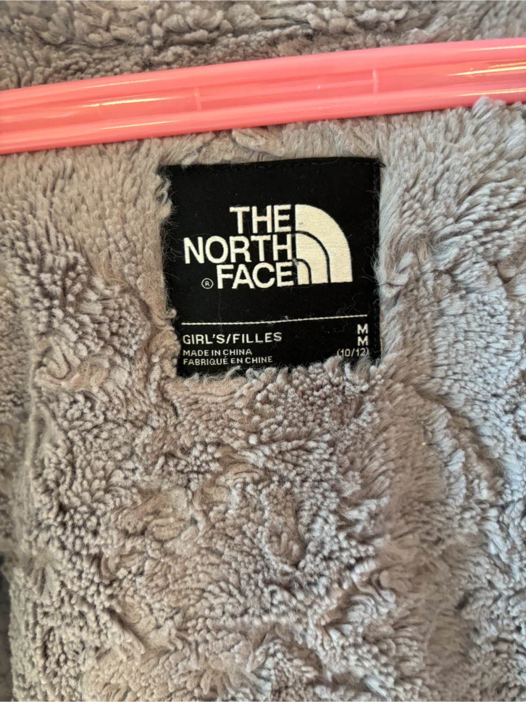 Girls north face coat size m