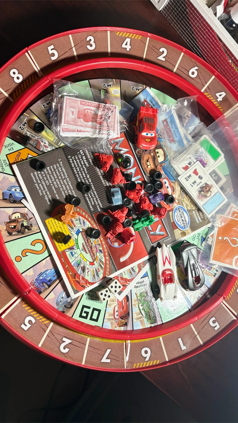 Disney Pixar Cars 2 Monopoly Board Game - photo 3