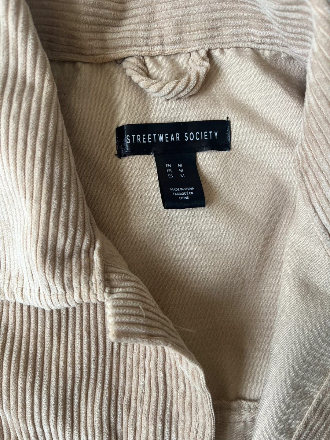 Streetwear Society Corduroy Jacket - Size M - photo 2