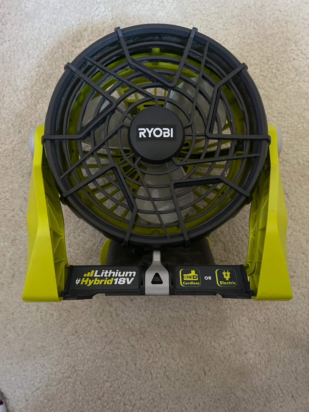 RYOBI ONE+ 18V Hybrid Portable Fan P3320