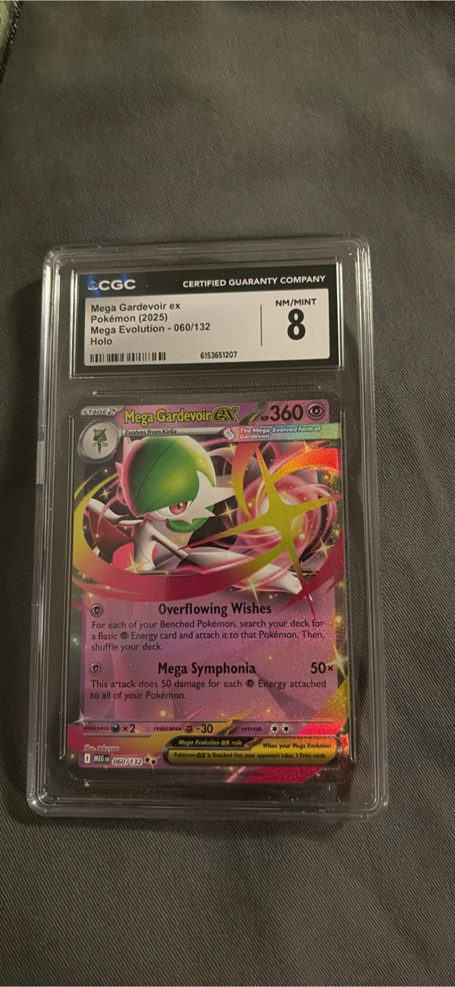 CGC 8 Mega Gardevoir ex 060/132 Pokémon Card
