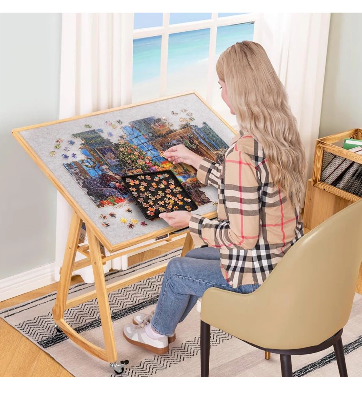 Lavievert 1500 Piece Adjustable Puzzle Table P33 - photo 2