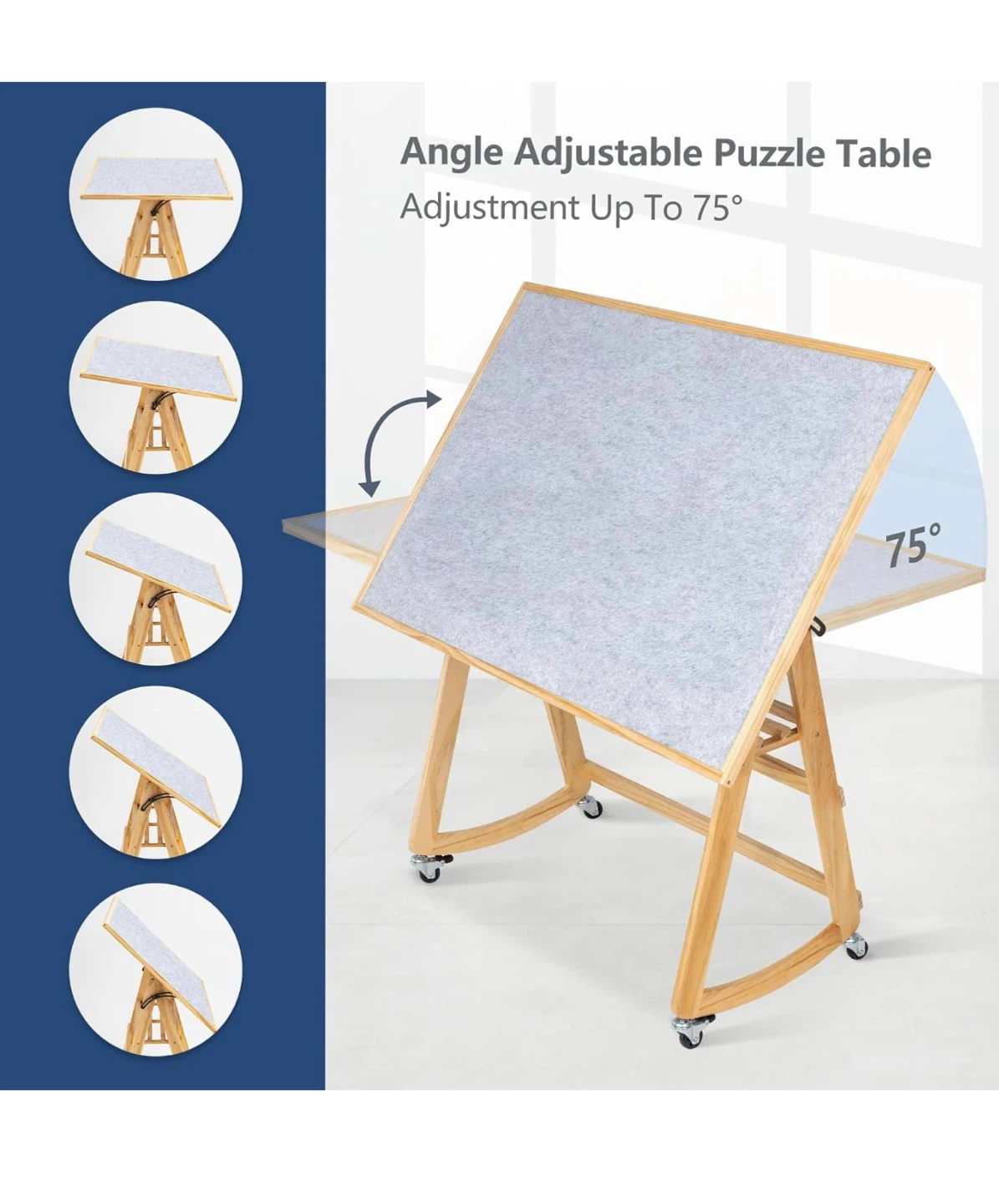 Lavievert 1500 Piece Adjustable Puzzle Table P33 - photo 4