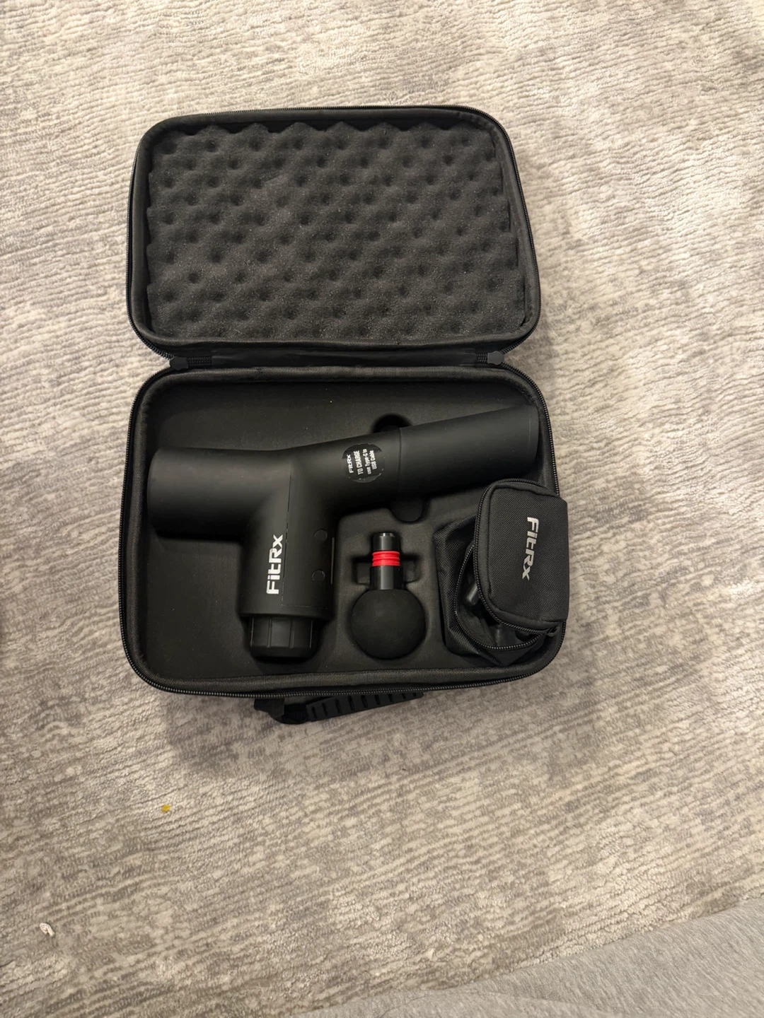 FitRX Massage Gun with 4 Attachments